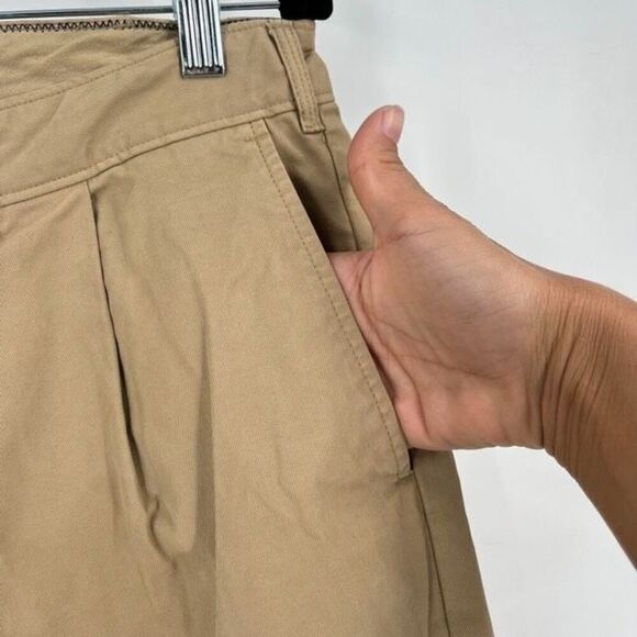 Alex Mill Standard Signature Pleated Pant Chino Tan Ankle pants Size 32 unisex - Picture 6 of 12